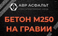 Бетон М250 на гравии в Троицком